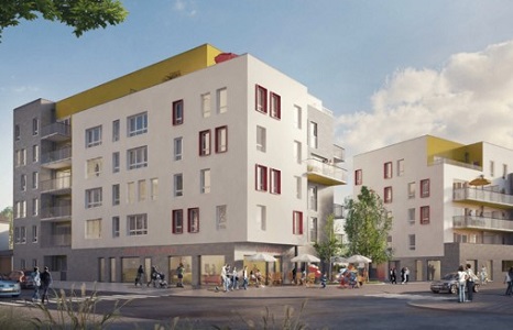 18 - CREM 52 logements collectifs et 5 logements individuels à Sotteville les Rouen (76) « îlot Raspail »